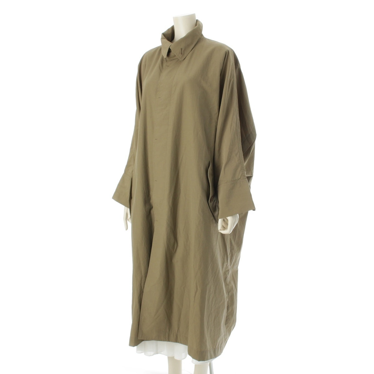 ISSEY MIYAKE Permanente Oversize coat outer VG63010 khaki M