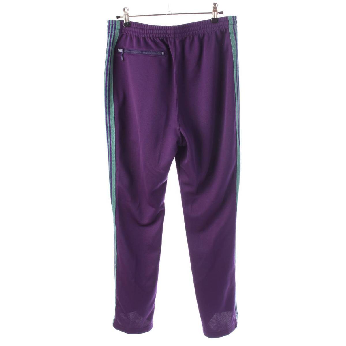 [Needles] Narrow Track Pants, Jersey Pants, IN182, Purple, S, [Used], [Authenticated and Guaranteed Authentic], 195855