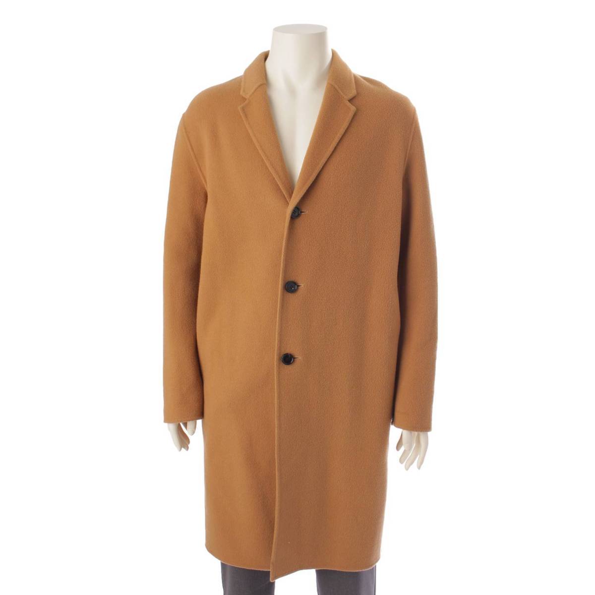 [Sonota] Acne Studios Men's Double Face Wool Chester Coat Brown 44 [Used] [Authenticated and Guaranteed Authentic] 195857