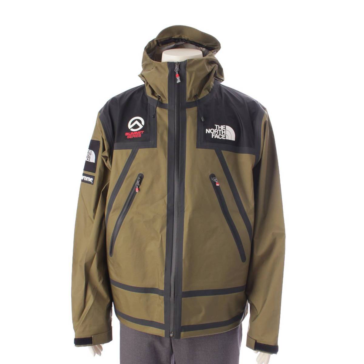 [North Face] THE NORTH FACE 21Stainless Steel Supreme collaboration men's mountain jacket NP12101I Khaki M [Used] [Authenticated and genuine product guaranteed] 198097