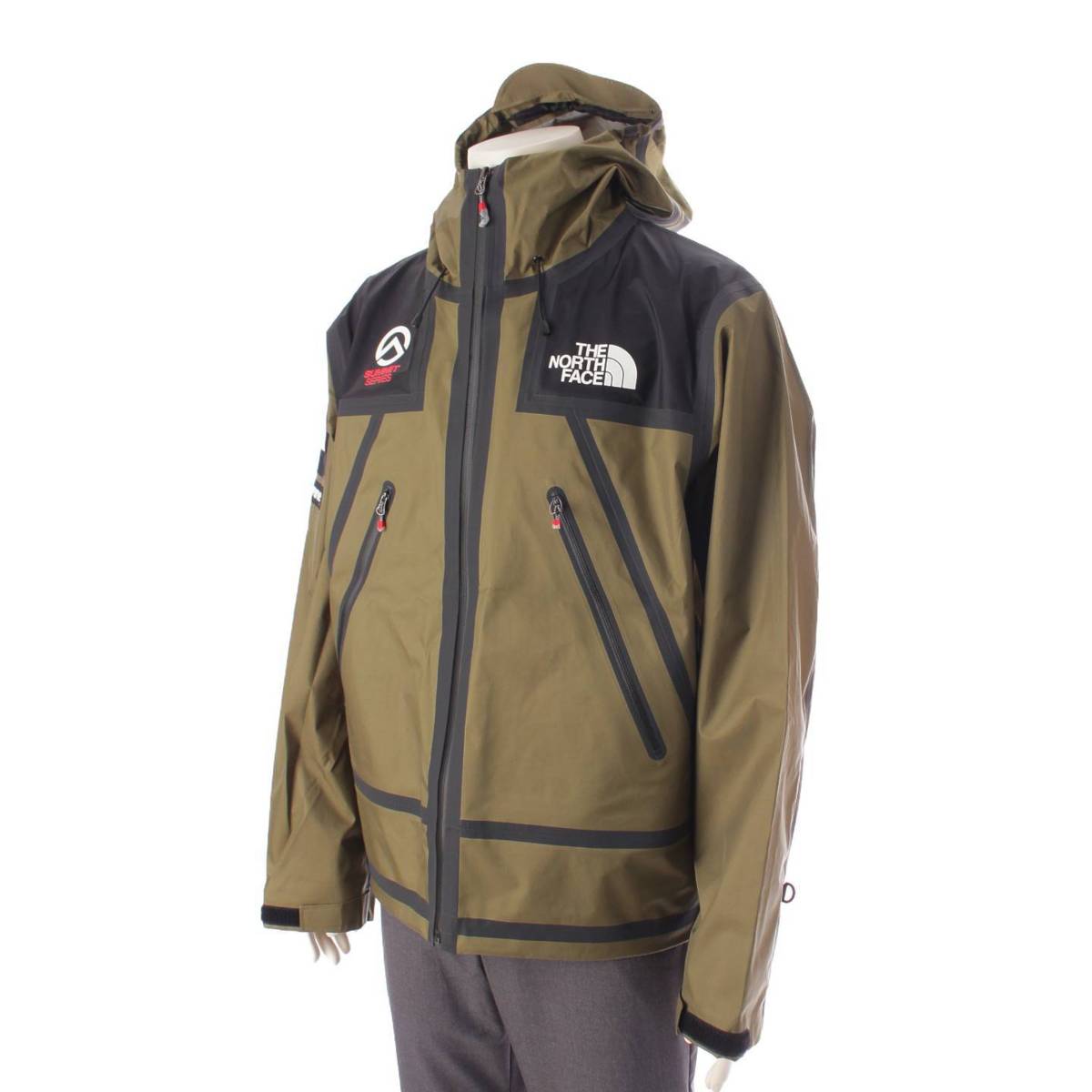 [North Face] THE NORTH FACE 21Stainless Steel Supreme collaboration men's mountain jacket NP12101I Khaki M [Used] [Authenticated and genuine product guaranteed] 198097