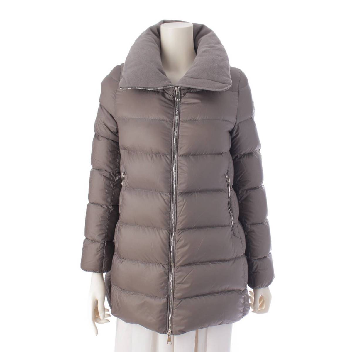 [Moncler] Moncler TORCYN Torsin Zip-up Down Jacket 46833 Gray 00 [Used] [Authenticated and Guaranteed Authentic] 198937