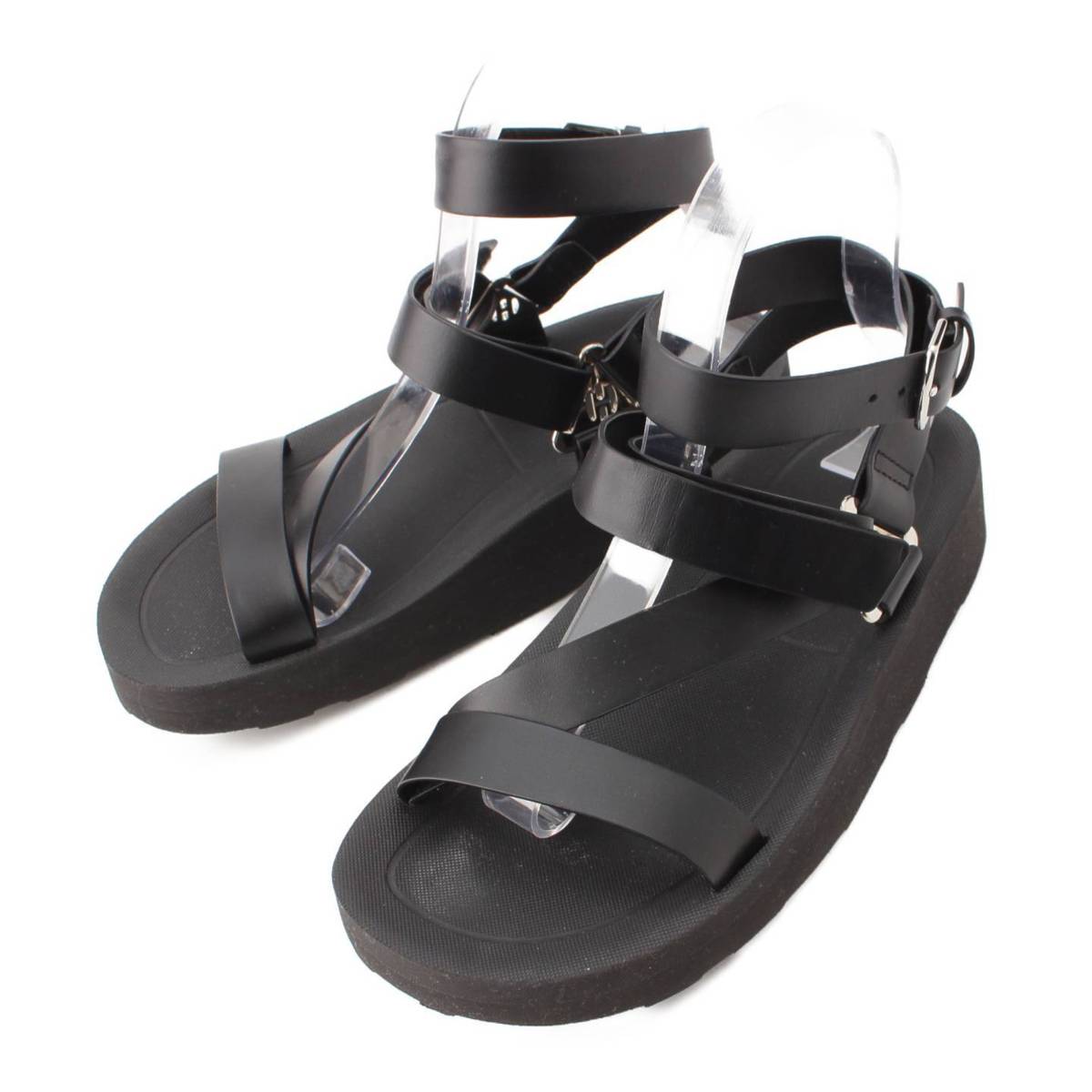 [Hermes] Hermes Enid Ankle Strap Sports Sandals GN231162Z Black 35 [Used] [Authenticated and Guaranteed Authentic] 202341