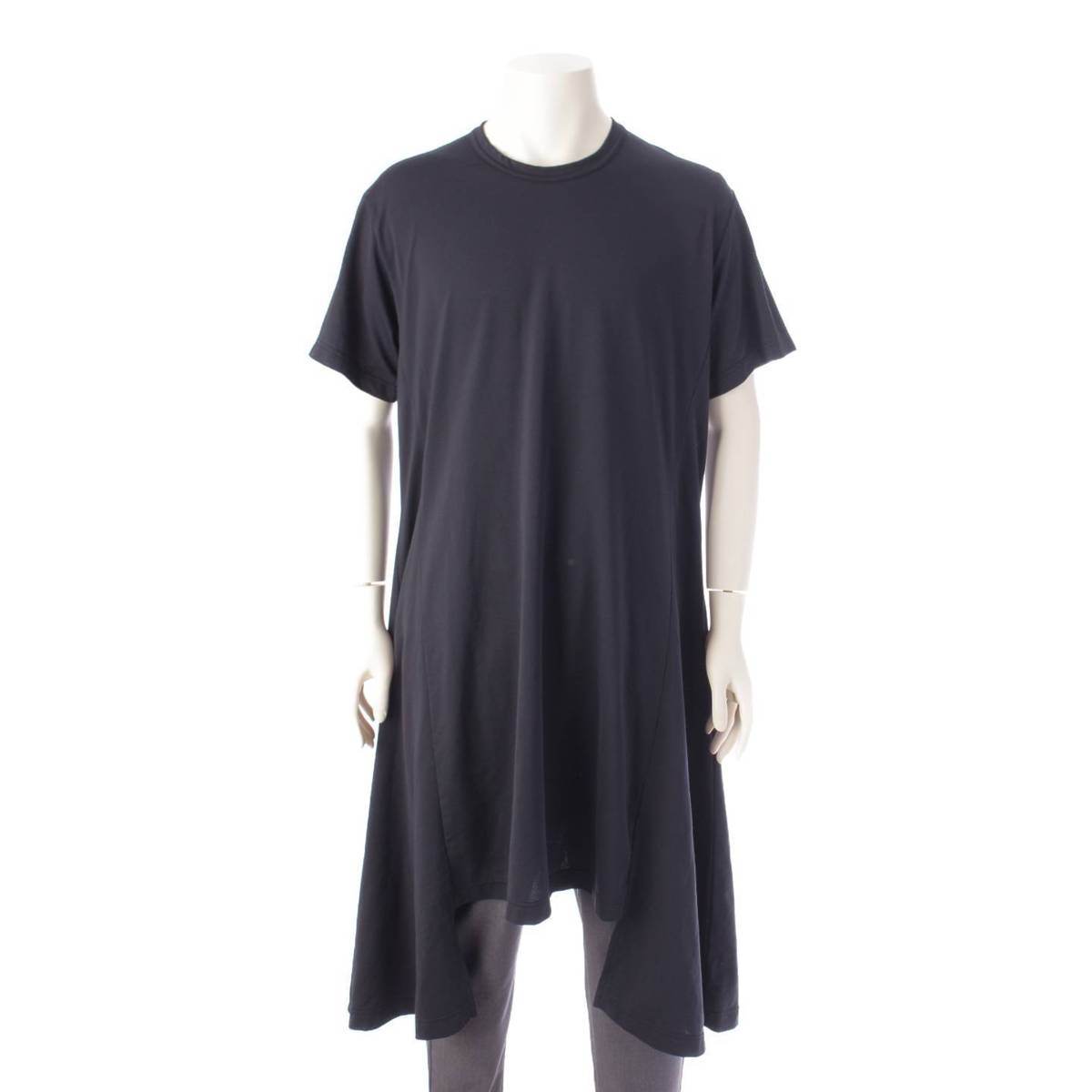 [Comme des Garcons] Comme des Garcons Homme Plus Men's 21 Mesh Long T-Shirt Tops PI-T024 Black M [Used] [Authenticated and Guaranteed Authentic] 202885