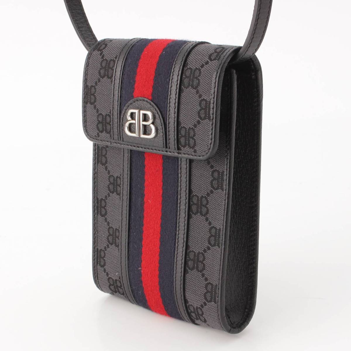 GUCCI Balenciaga BALENCIAGA Hacker Project Shoulder Bag Pochette 680130 black