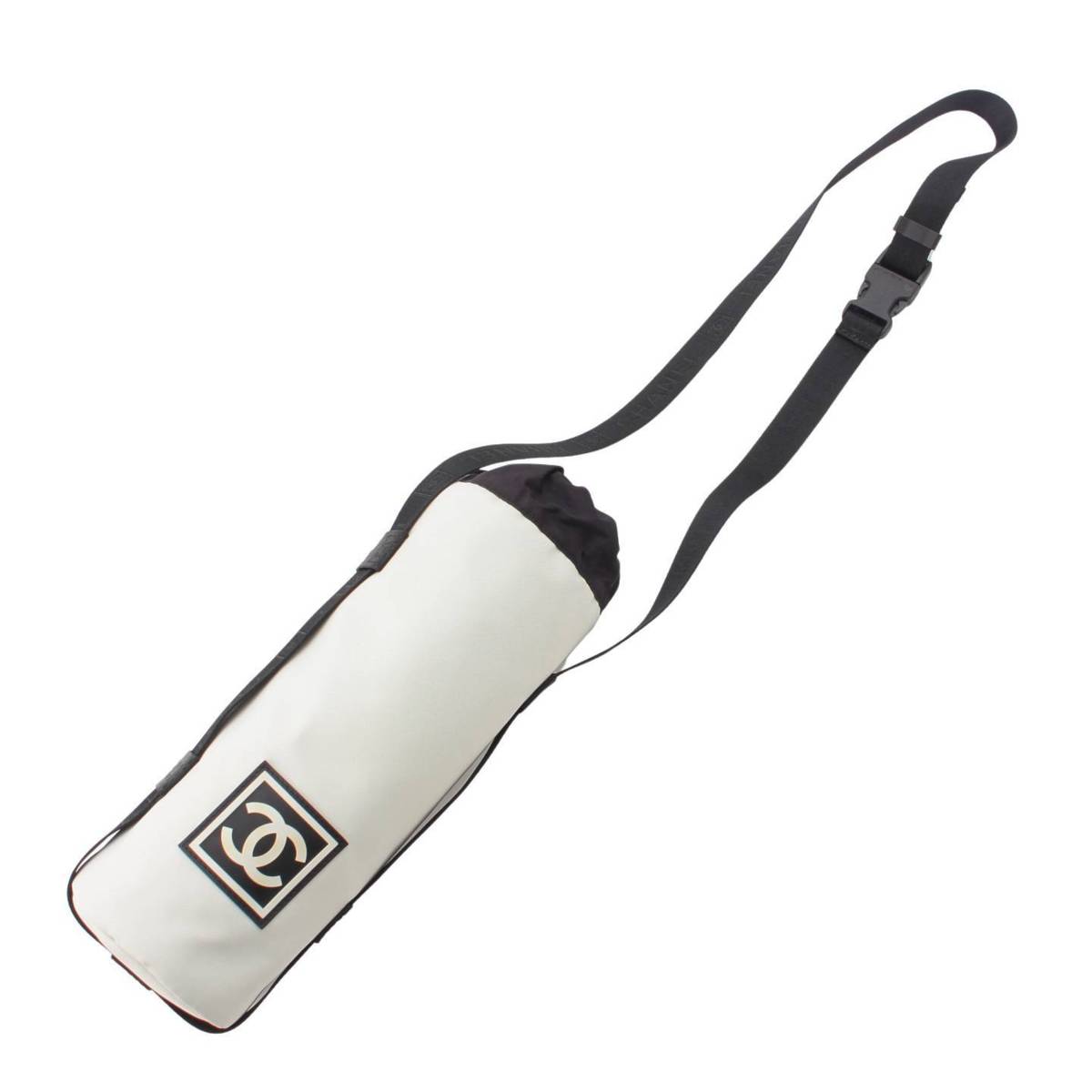 [Chanel] Chanel Sports Ball Case Shoulder Case Shoulder Bag White [Used] [Authenticated and Guaranteed Authentic] 205565