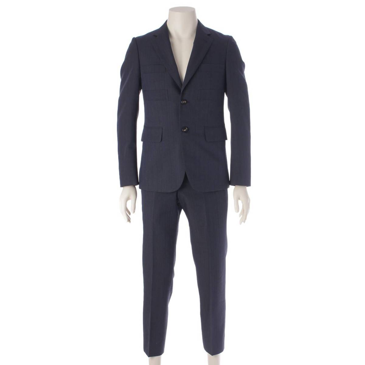 [Comme des Garcons] Comme des Garcons Homme Deux 23AW Men's Jacket Pants Set Suit Navy XS [Used] [Authenticated and Guaranteed Authentic] 205922