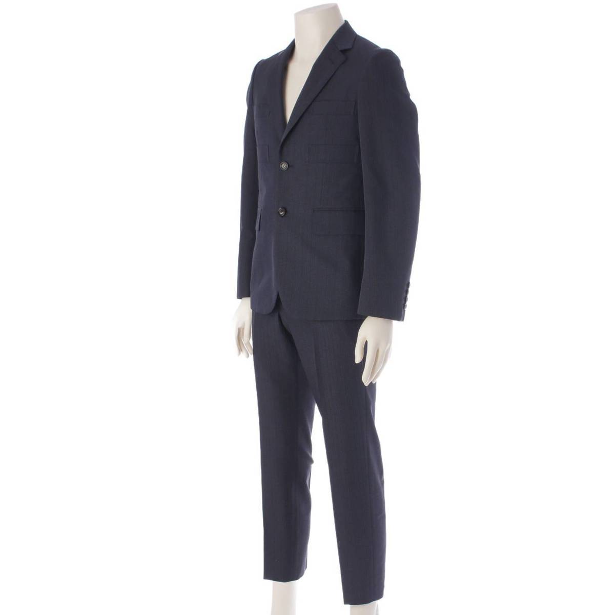 [Comme des Garcons] Comme des Garcons Homme Deux 23AW Men's Jacket Pants Set Suit Navy XS [Used] [Authenticated and Guaranteed Authentic] 205922
