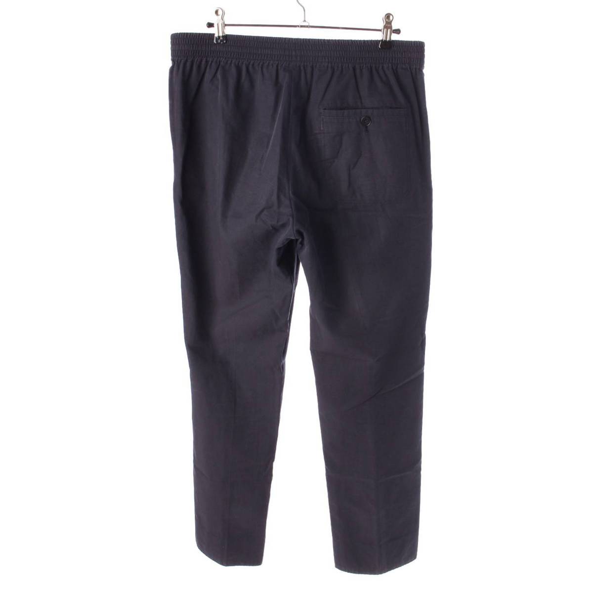 [Hermes] Hermes Men's Cotton Slacks Pants Bottoms 83526000 Navy Size 40 [Used] [Authenticated and Guaranteed Authentic] 206477