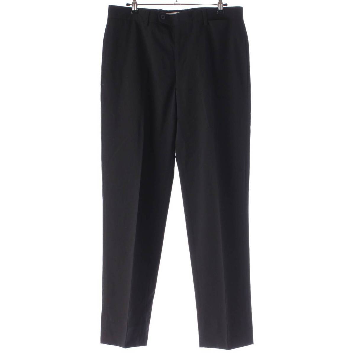 [Hermes] Hermes Wool Slacks Pants Suit Bottoms 05508-002 Black 50 [Used] [Authenticated and Guaranteed Authentic] 207954