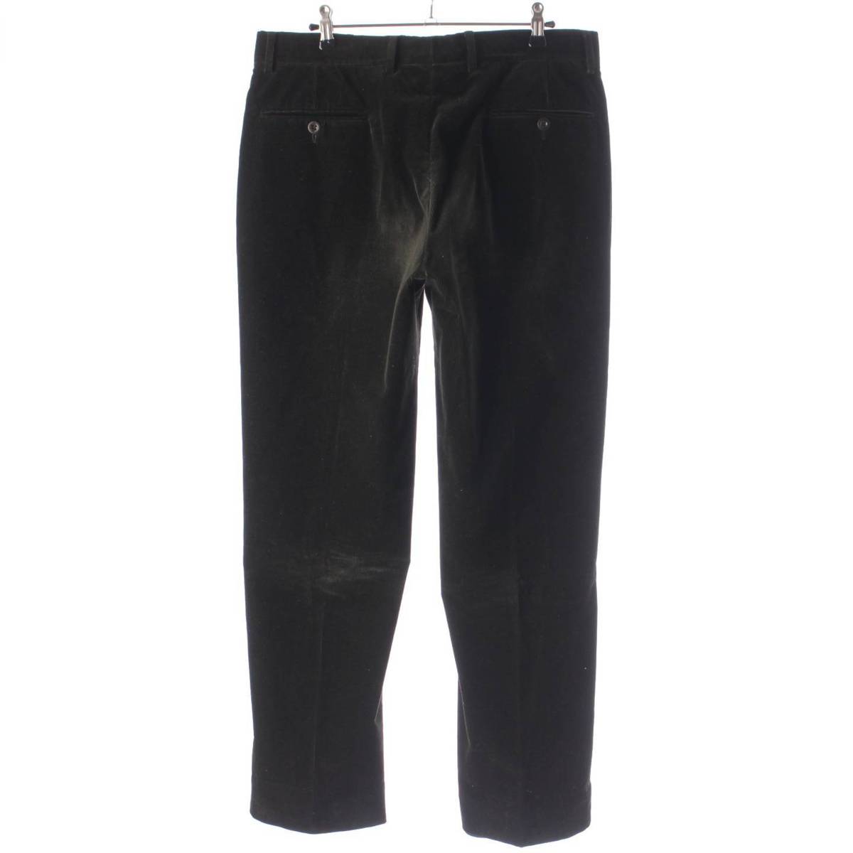 [Hermes] Hermes Cotton Corduroy Slacks Pants Bottoms Moss Green 52 [Used] [Authenticated and Guaranteed Authentic] 207955