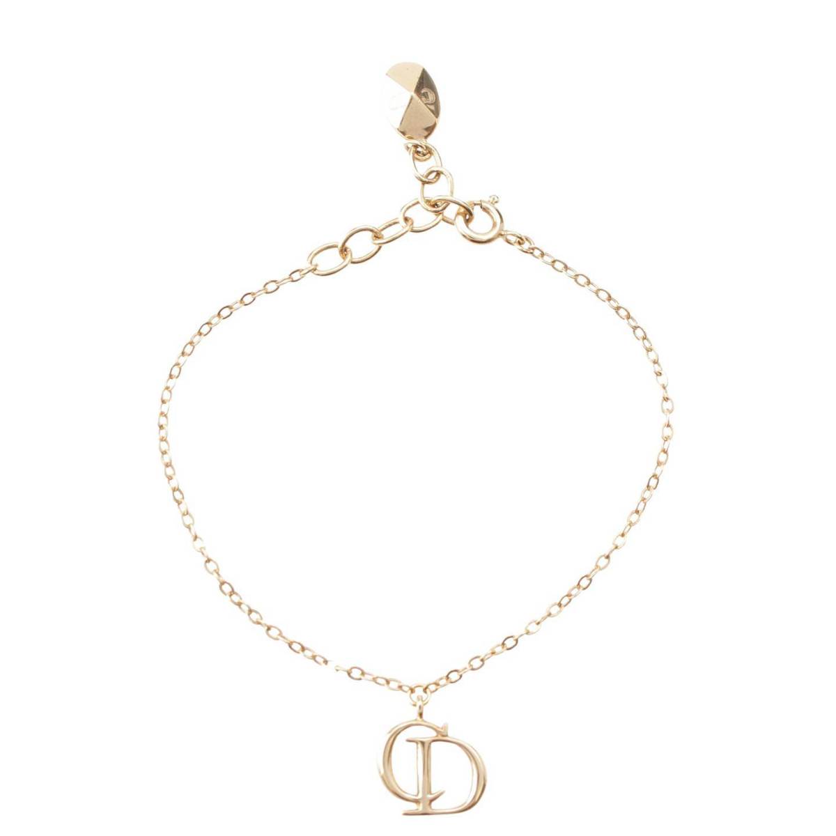 [Dior] DIOR CD logo Chain bracelet accessory gold [Used] [Authenticated and genuine product guaranteed] 208426