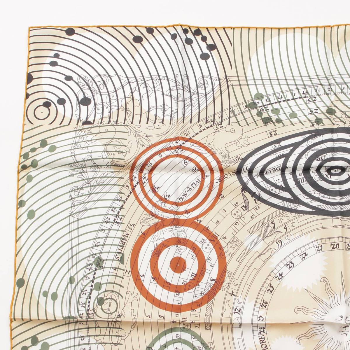 [Hermes] Hermes Carre 90 Silk Scarf Double Face ASTRONOMIE ASTROLOGIE Multicolor [Used] [Authenticated and Guaranteed Authentic] 208904