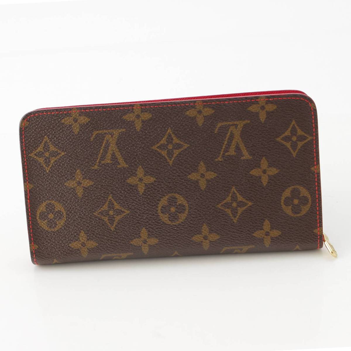 [Louis Vuitton] Louis Vuitton Monogram Cherry Portemonne Zip Around Long Wallet M95006 Brown [Used] [Authenticated and Guaranteed Authentic] 210785