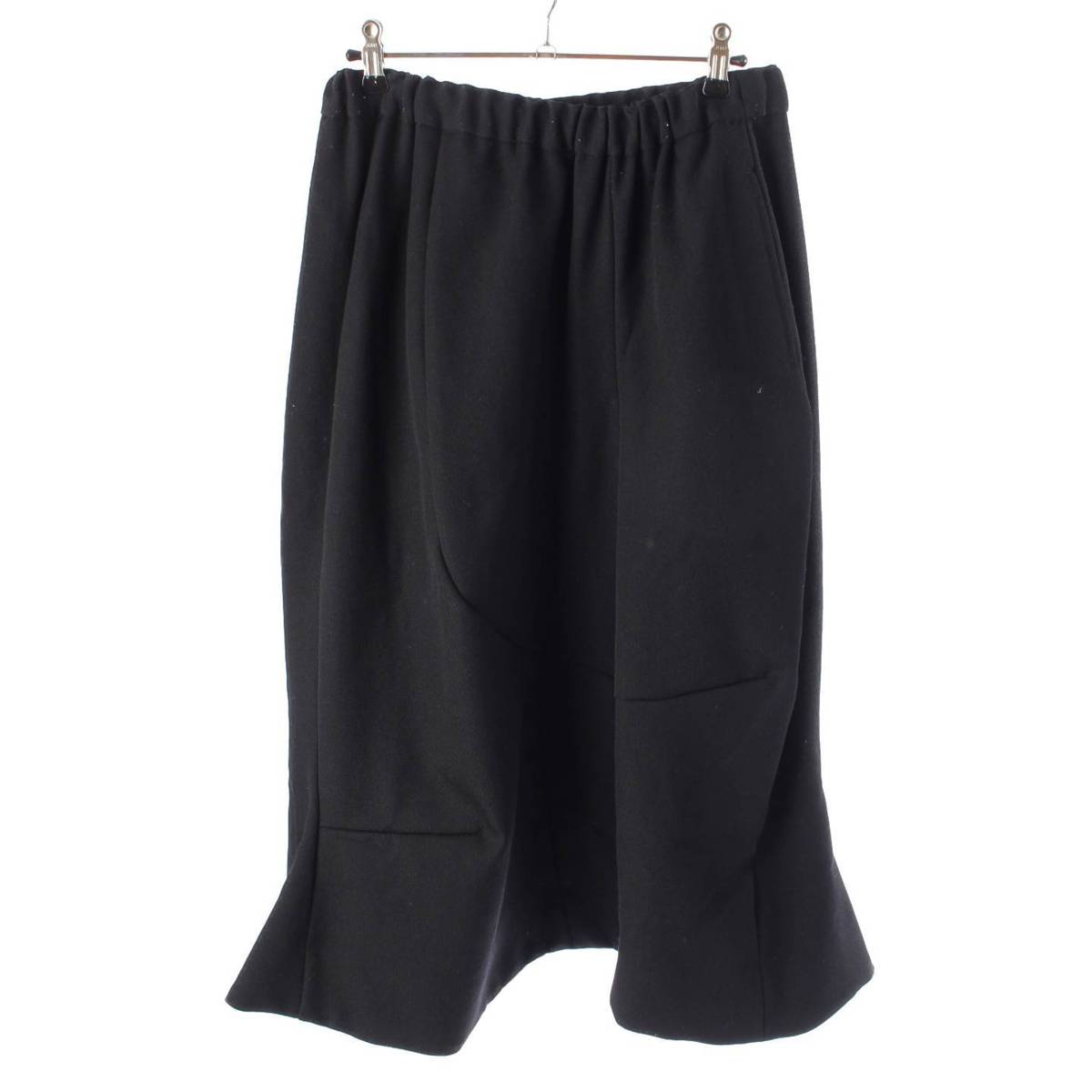 [Comme des Garcons] Comme des Garcons 22AW Wool Design Pattern Skirt GJ-S029 Black S [Used] [Authenticated and Guaranteed Authentic] 210933