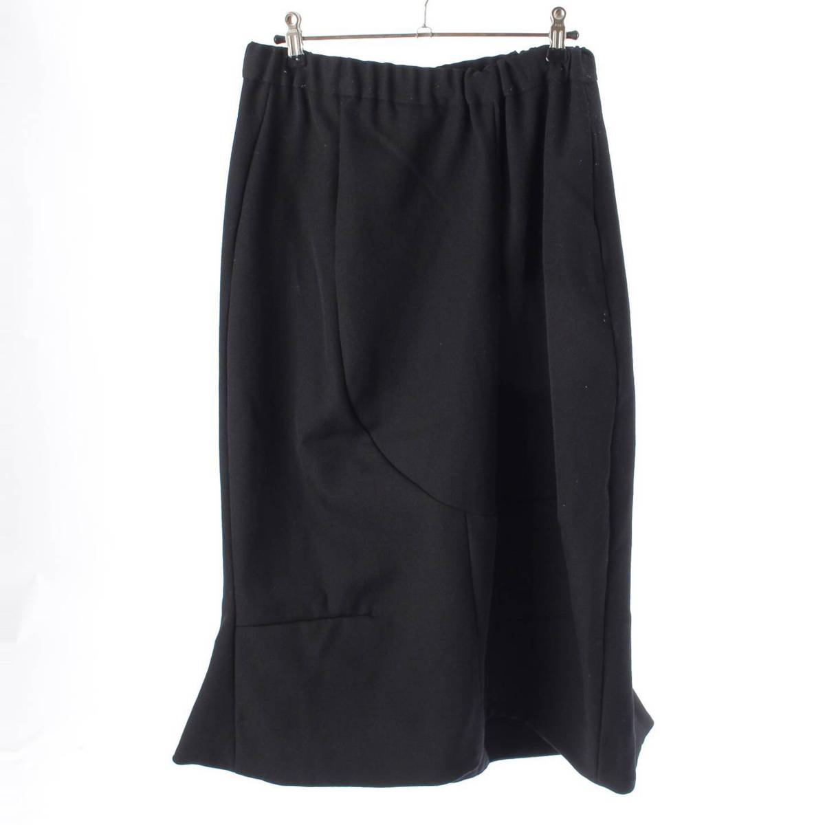 [Comme des Garcons] Comme des Garcons 22AW Wool Design Pattern Skirt GJ-S029 Black S [Used] [Authenticated and Guaranteed Authentic] 210933