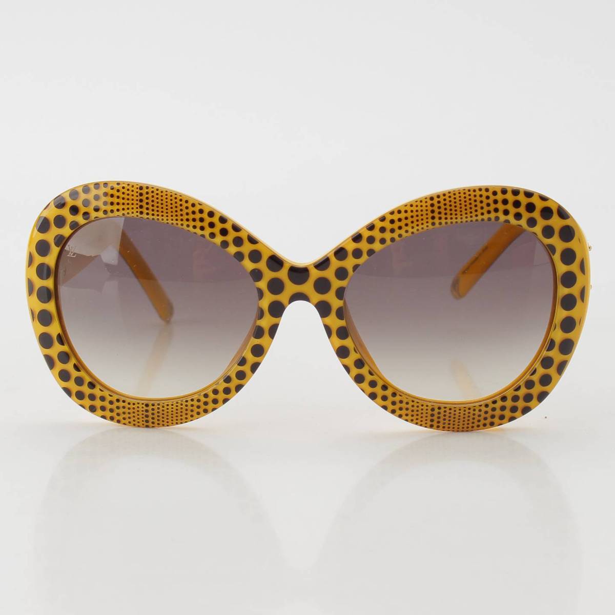 [Louis Vuitton] Louis Vuitton Yayoi Kusama Wave Oversized Sunglasses Eyewear Z0478E Yellow [Used] [Authenticated and Guaranteed Authentic] 211029