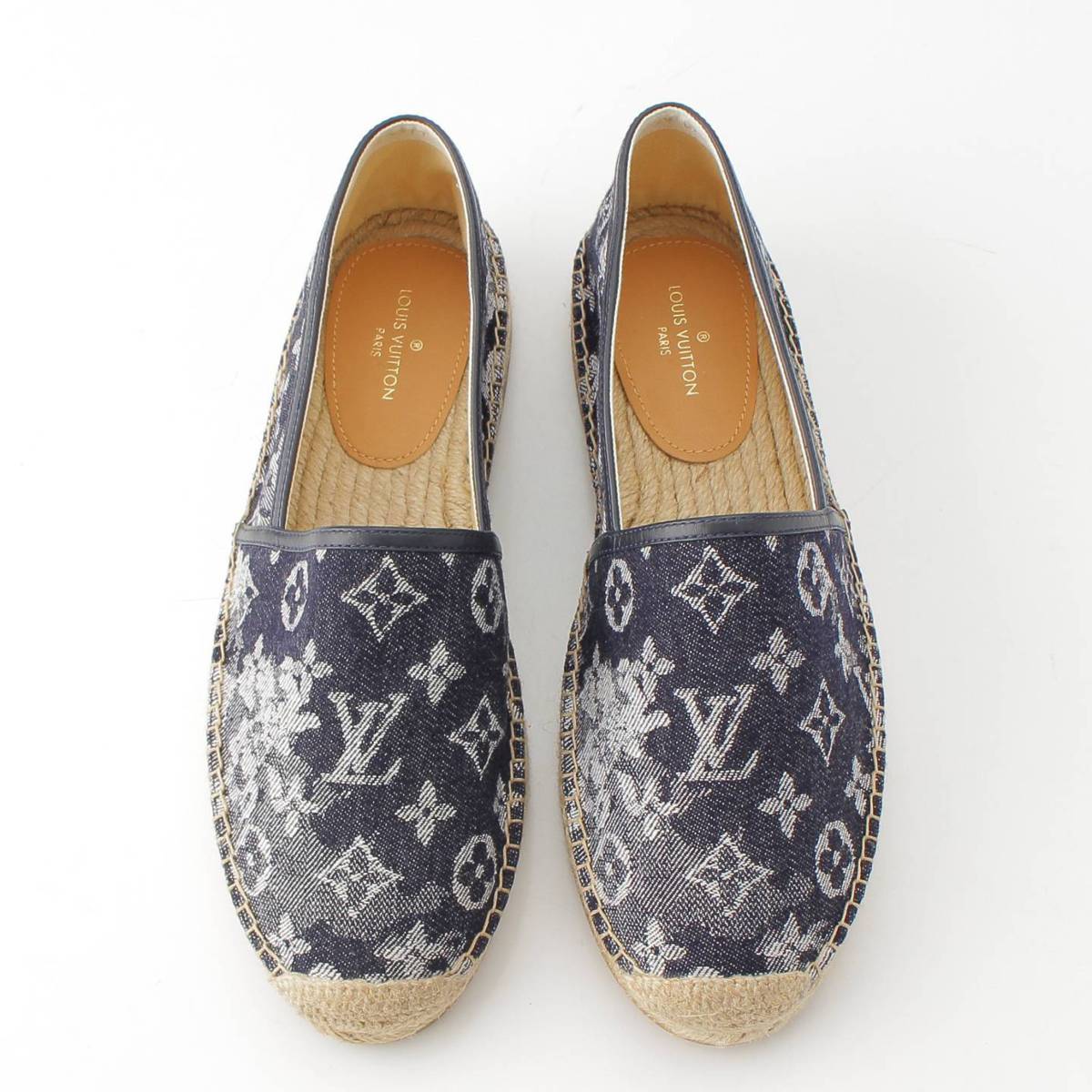 [Louis Vuitton] Louis Vuitton Men's Monogram Vidar Line Canvas Shoes CL0120 Indigo 8 1/2 [Used] [Authenticated and Guaranteed Authentic] 211711