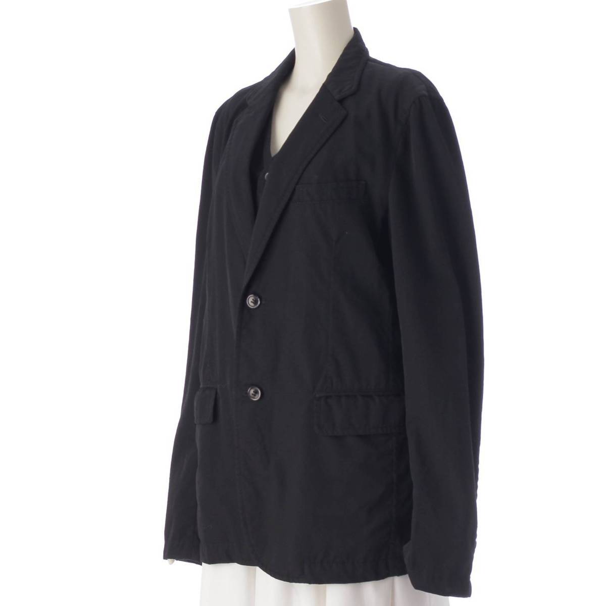 [Comme des Garcons] Comme des Garcons Homme Plus AD2010 Docking Vest Jacket PF-J012 Black M [Used] [Authenticated and Guaranteed Authentic] 212541