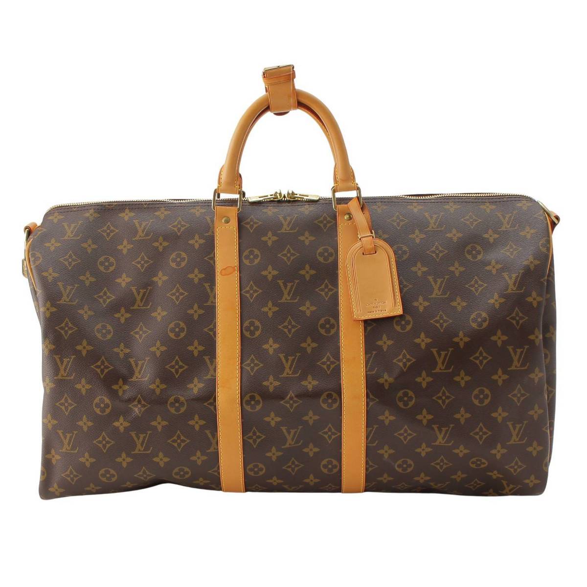 [Louis Vuitton] Louis Vuitton Monogram Keepall Bandouliere 55 Boston Bag M41414 Brown [Used] [Authenticated and Guaranteed Authentic] 213022