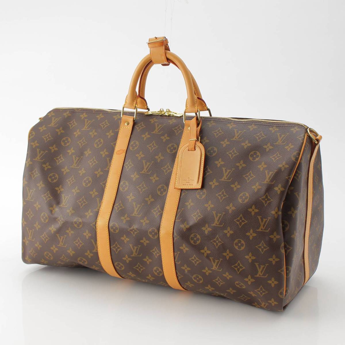 [Louis Vuitton] Louis Vuitton Monogram Keepall Bandouliere 55 Boston Bag M41414 Brown [Used] [Authenticated and Guaranteed Authentic] 213022