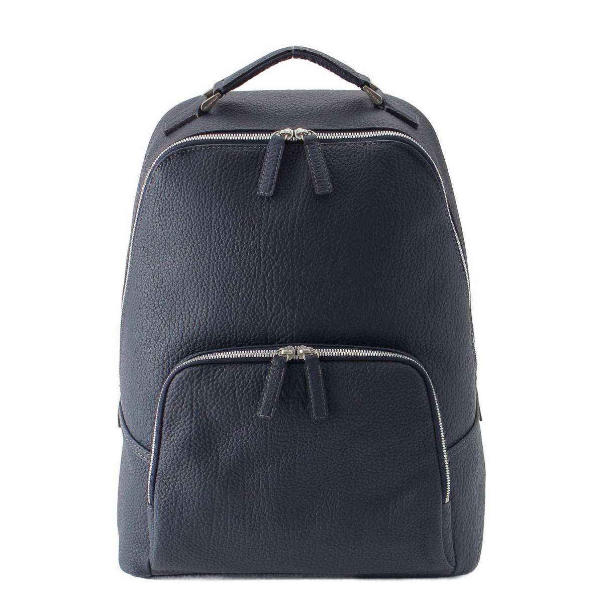 [Sonota] Coco Meister Men's Matte Shrink Backpack, Bluemarino [Used] [Authenticated and Guaranteed Authentic] 213492