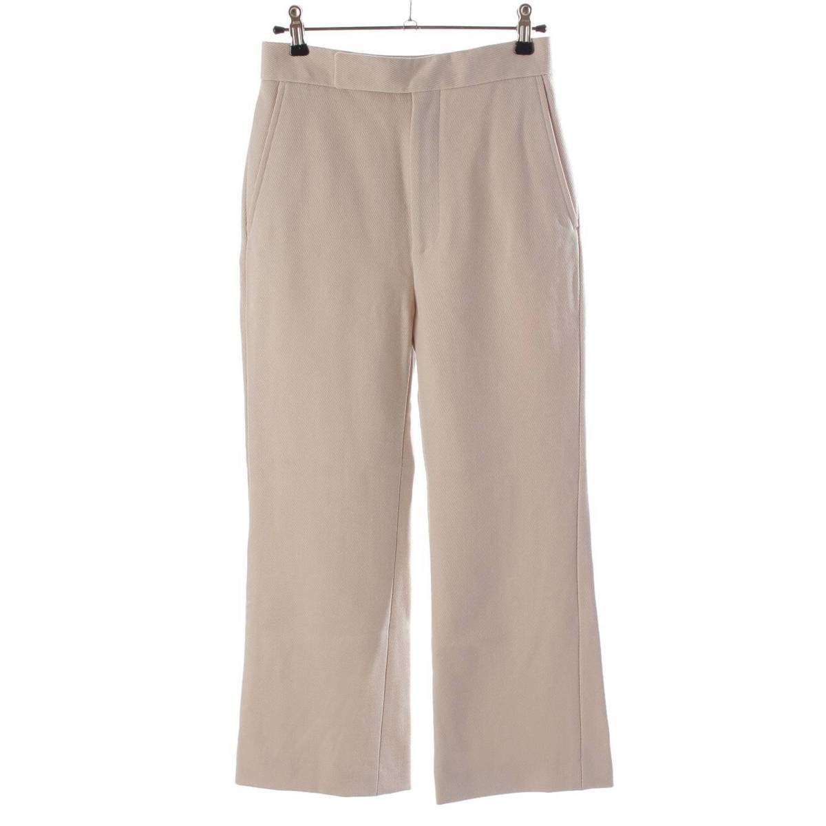 [Celine] Celine Phoebe wool pants bottoms 2 1S03 122C pink beige 34 [Used] [Authenticated and genuine product guaranteed] 213545