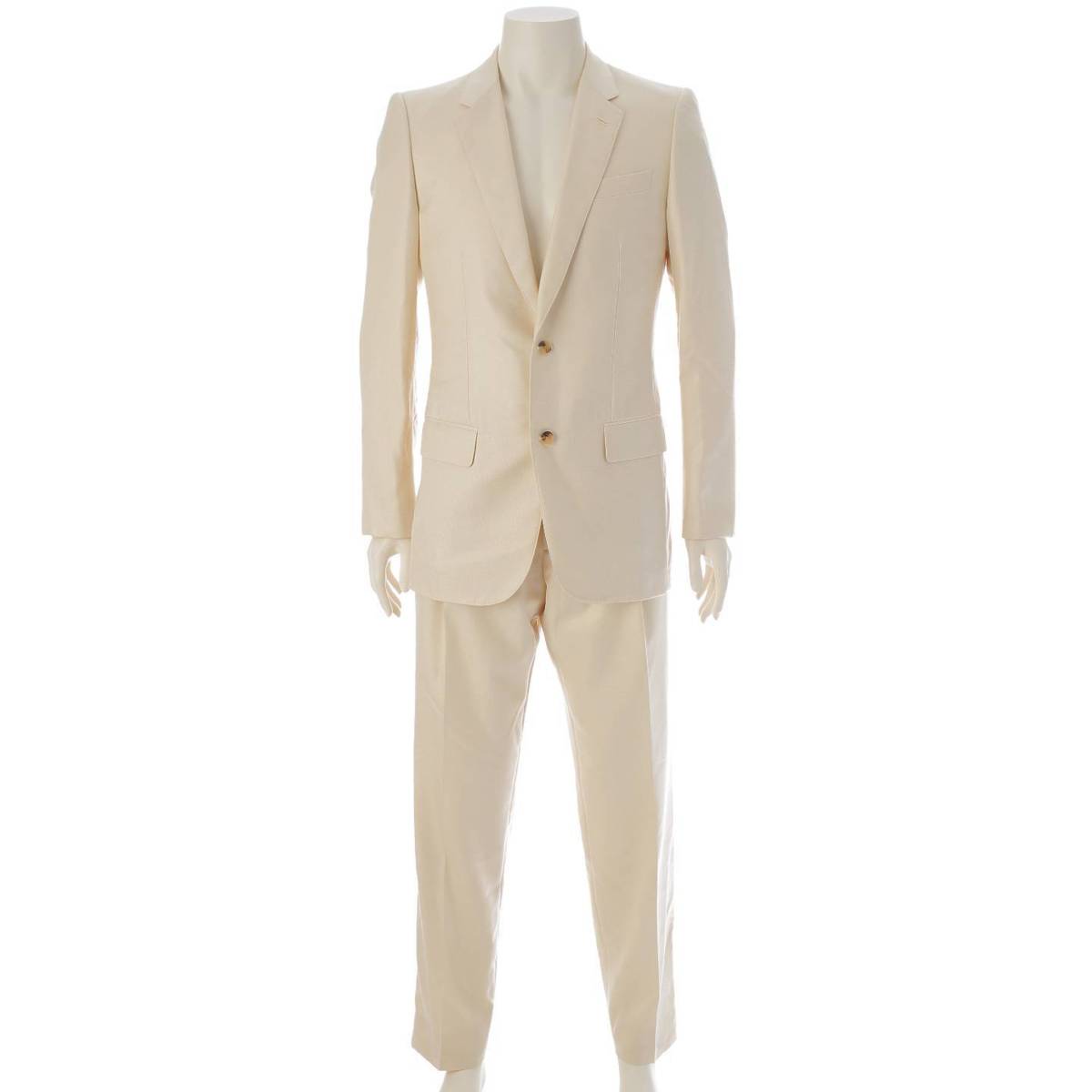 [Louis Vuitton] Louis Vuitton Men's Tuxedo Suit RM121 H1JA55WY8 Ivory 48/42 [Used] [Authenticated and Guaranteed Authentic] 213873