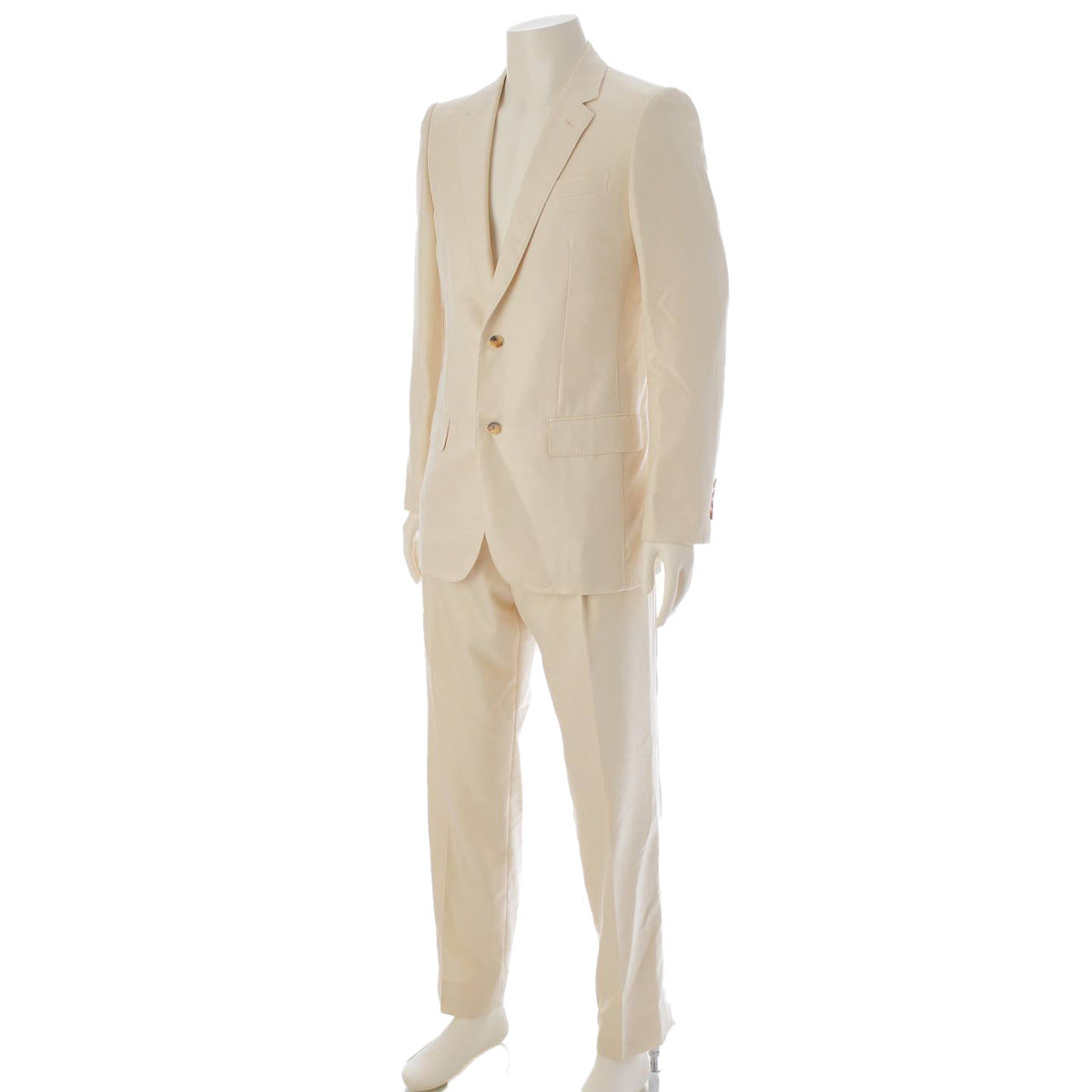 [Louis Vuitton] Louis Vuitton Men's Tuxedo Suit RM121 H1JA55WY8 Ivory 48/42 [Used] [Authenticated and Guaranteed Authentic] 213873