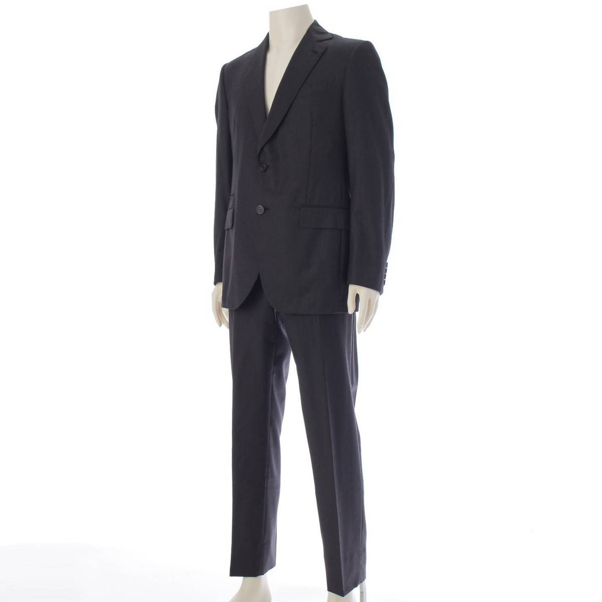 [Berluti] Berluti Men's Wool Jacket & Pants Suit Set, Charcoal Gray, Size 48 [Used] [Authenticated and Guaranteed Authentic] 213874