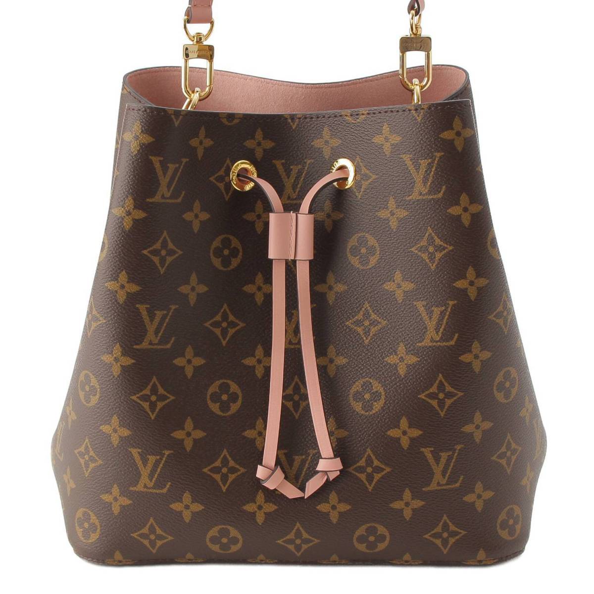 [Louis Vuitton] Louis Vuitton Monogram NeoNoe Drawstring Leather Shoulder Bag M44022 Rose Poodle [Used] [Authenticated and Guaranteed Authentic] 214,000