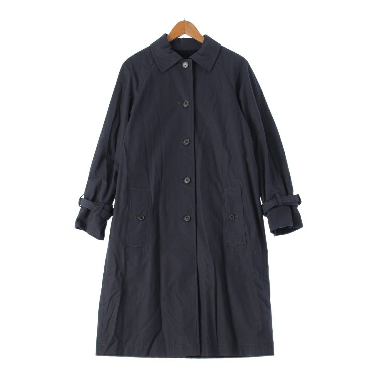 J&M Davidson Reversible Corduroy Balmacaan Stand Collar 08701 20310P Navy 8 [Used] [Authentic Product Guaranteed]