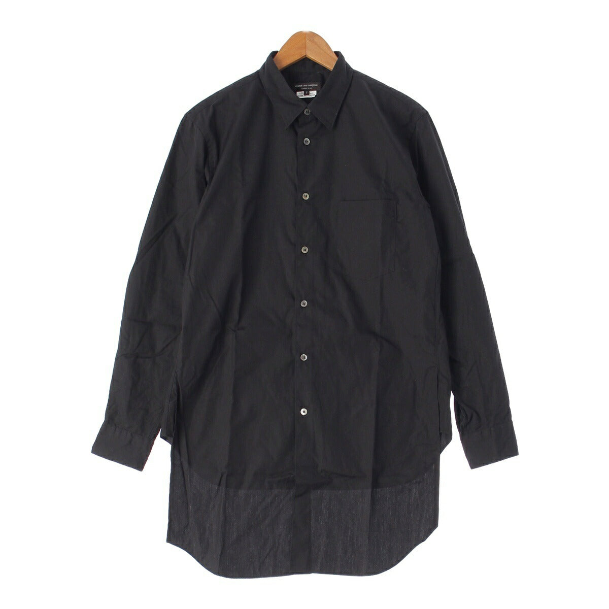 Comme des Garcons Homme Plus AD2020 Layered Pocket Long Shirt Blouse Long Sleeve Black S [Used] [Authentic Product Guaranteed]