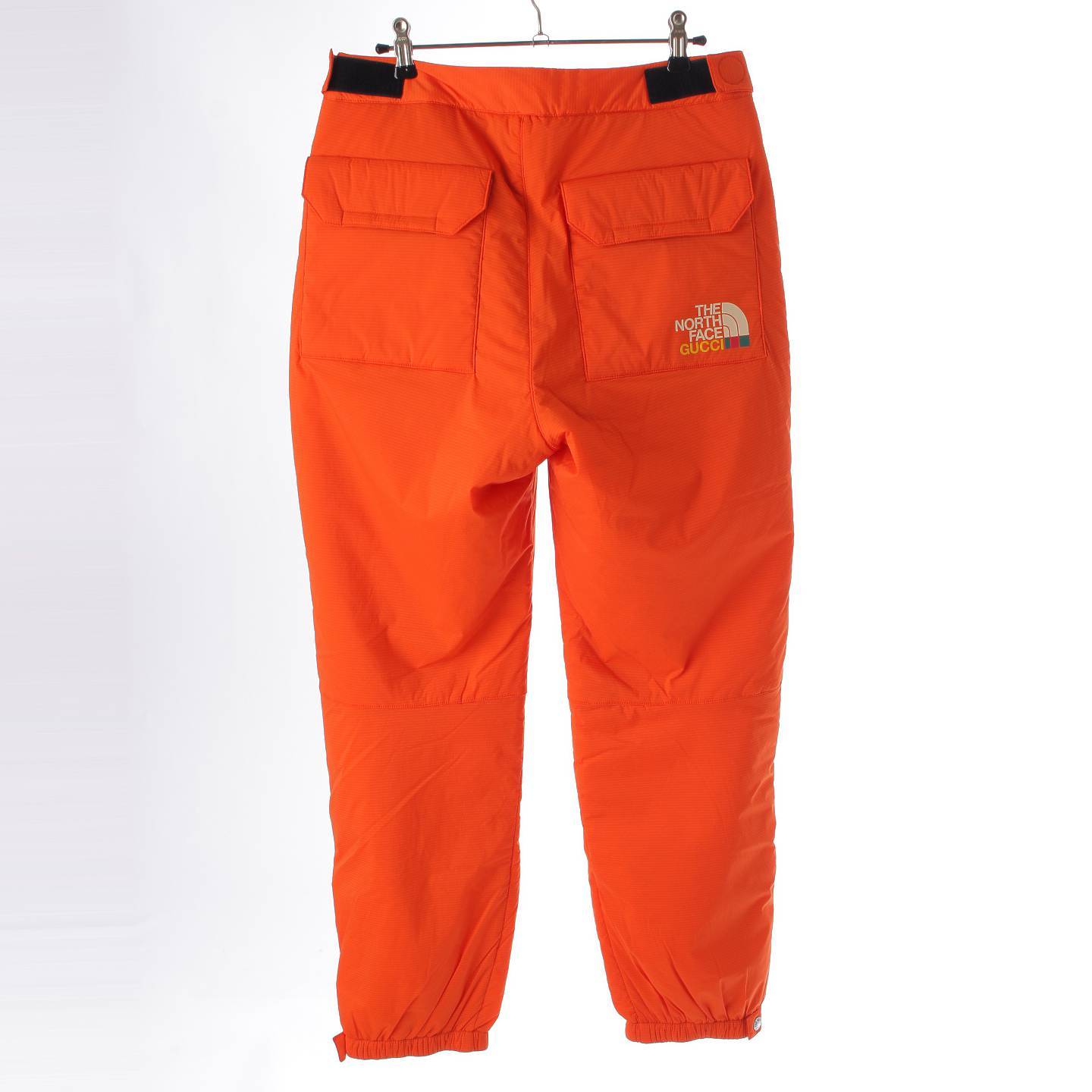 Gucci 21AW North Face Collaboration Nylon Cargo Pants 663764 Orange S