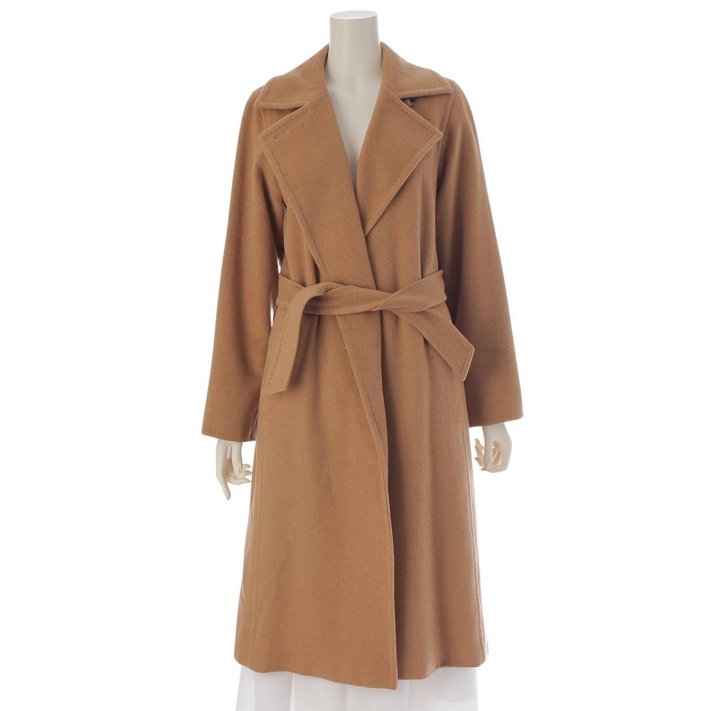 Max Mara Manuela Gown Coat Coat Jacket Outerwear Brown 101613730 34 [Used] [Authentic Product Guaranteed]