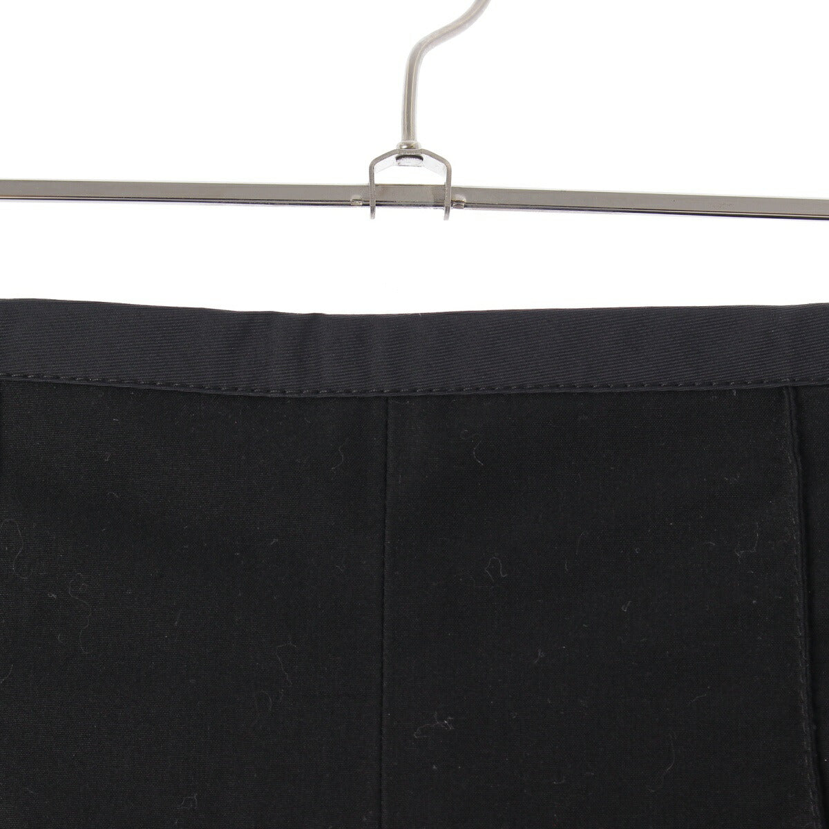 Hermes 23Stainless Steel Cotton Shorts Bottoms High Waist Nylon Black 34 [Used] [Authentic Guaranteed]