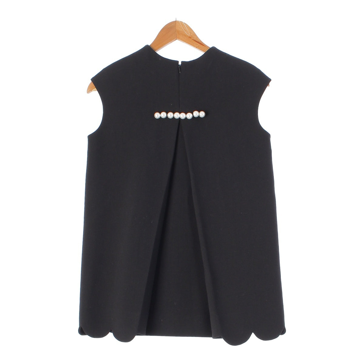 Yokochan Pearl Sleeveless Top Blouse YCB-320-230 Black 36