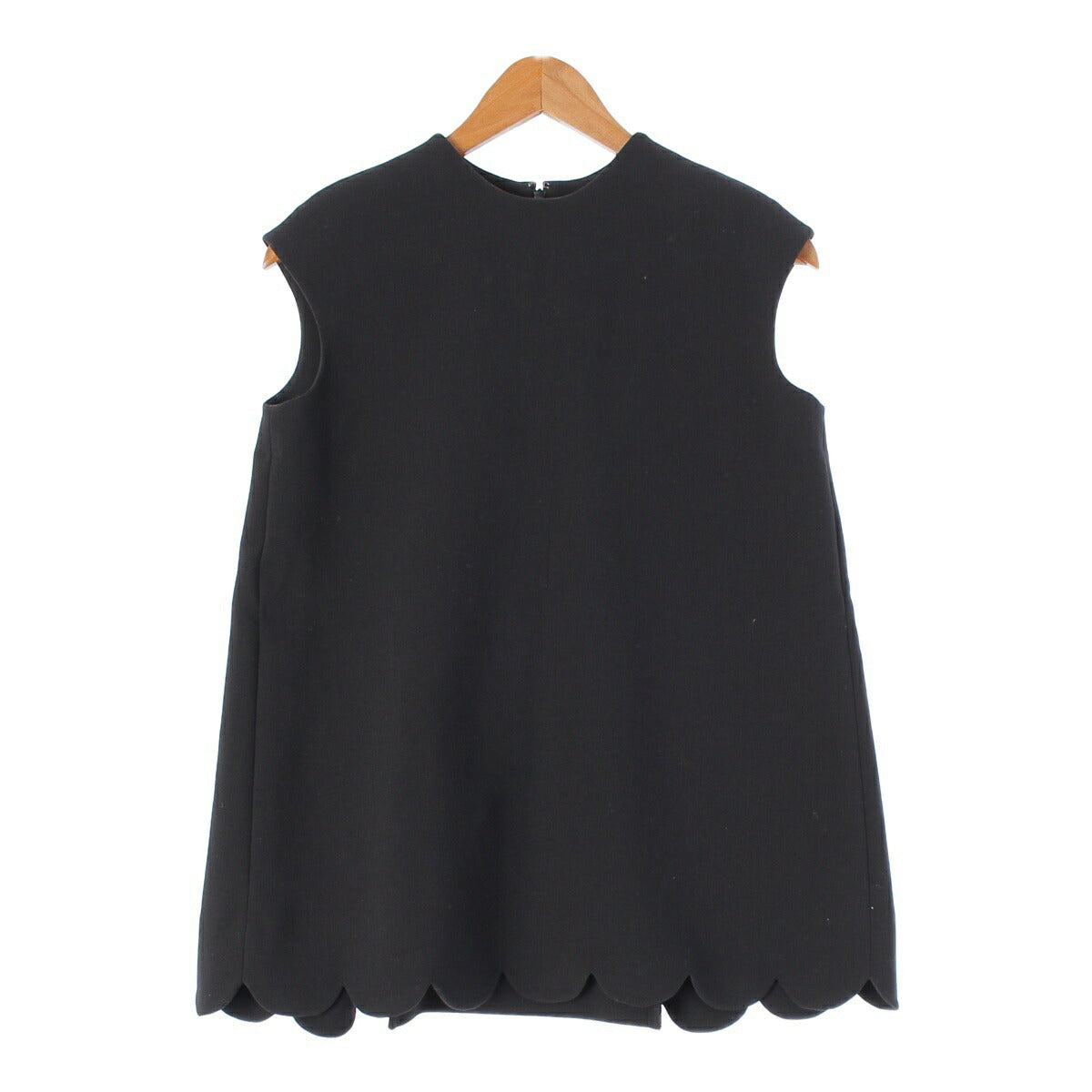 Yokochan Pearl Sleeveless Top Blouse YCB-320-230 Black 36 [Used] [Authentic Product Guaranteed]