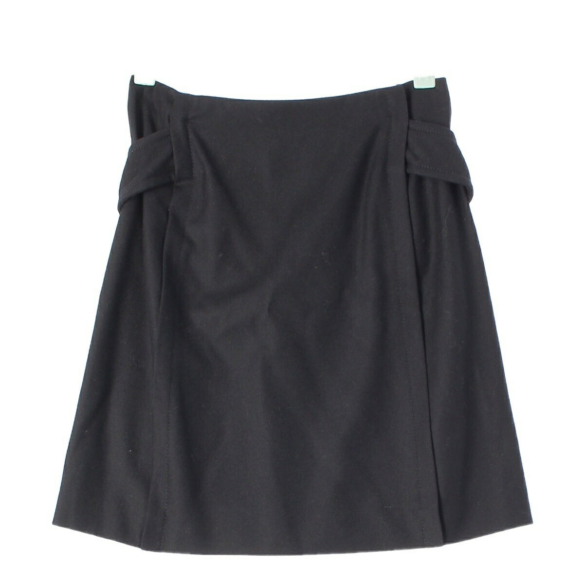 Chanel 07A COCO Mark Button Belted Skirt Cambon Button P31295 Black 36 [Used] [Authentic Product Guaranteed]