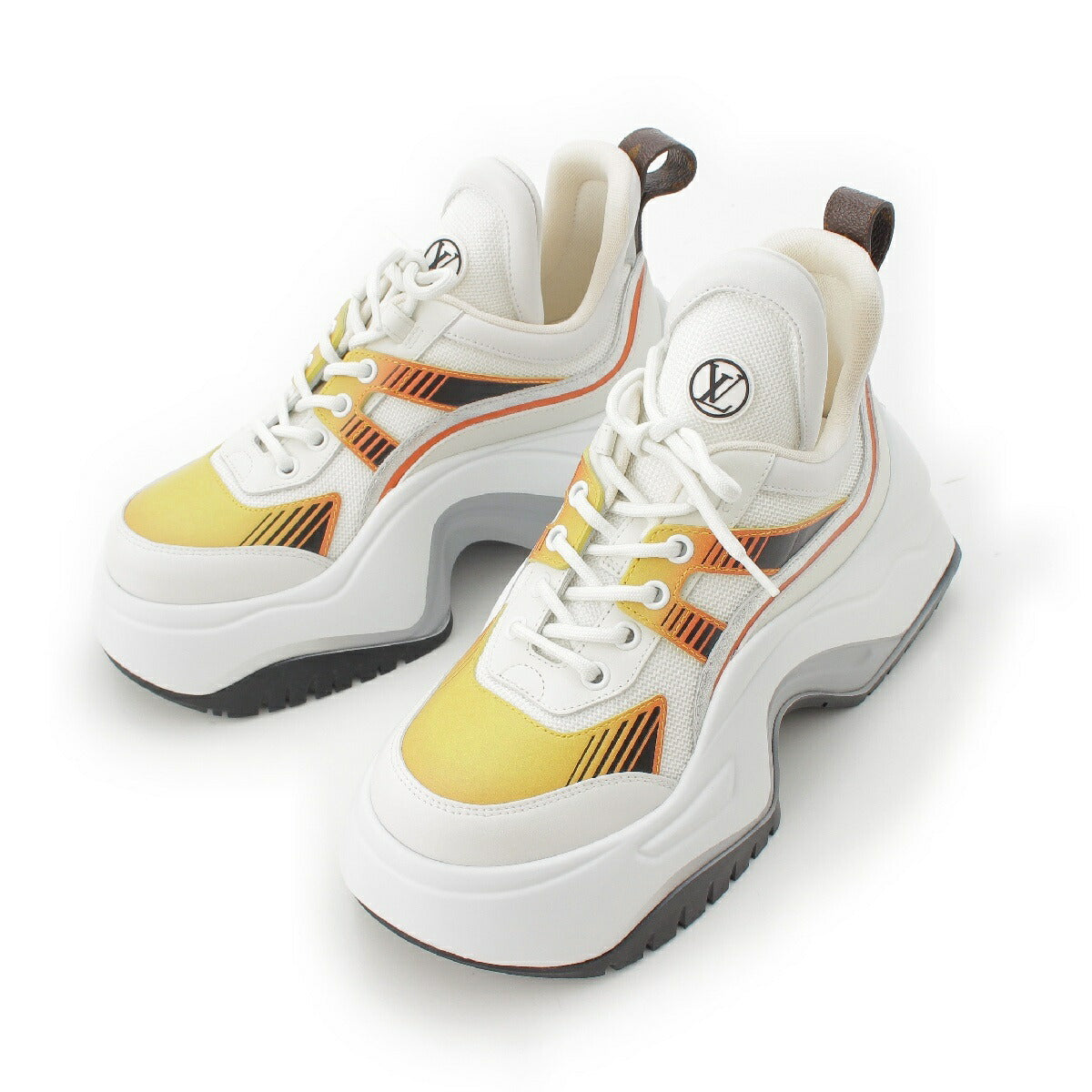 Louis Vuitton LV Arclight 2.0 Platform Sneakers Shoes White 38