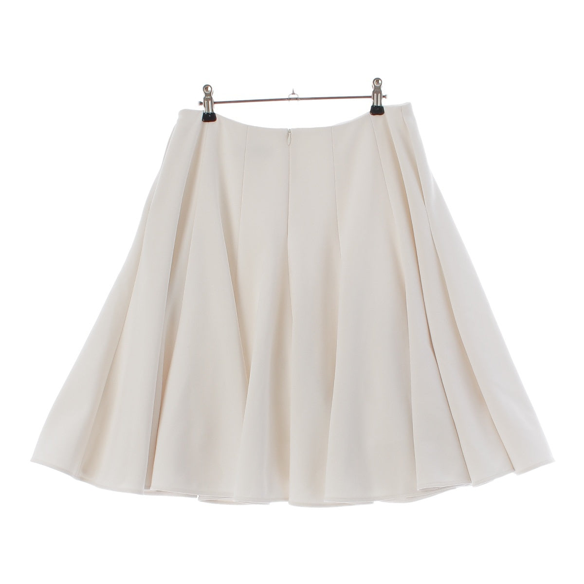 FOXEY 24 Polyester Circular Celeste Knee-Length Skirt 44221 White 42