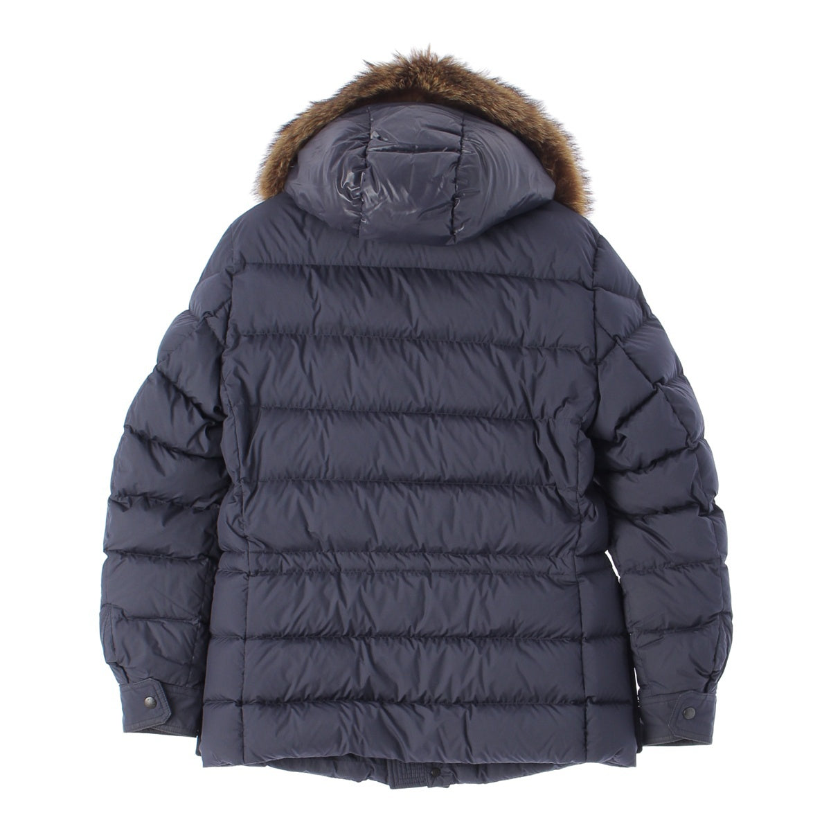 Moncler Men's 2019 AUGERT Marmot Fur Hood Down Jacket Outerwear Navy 2