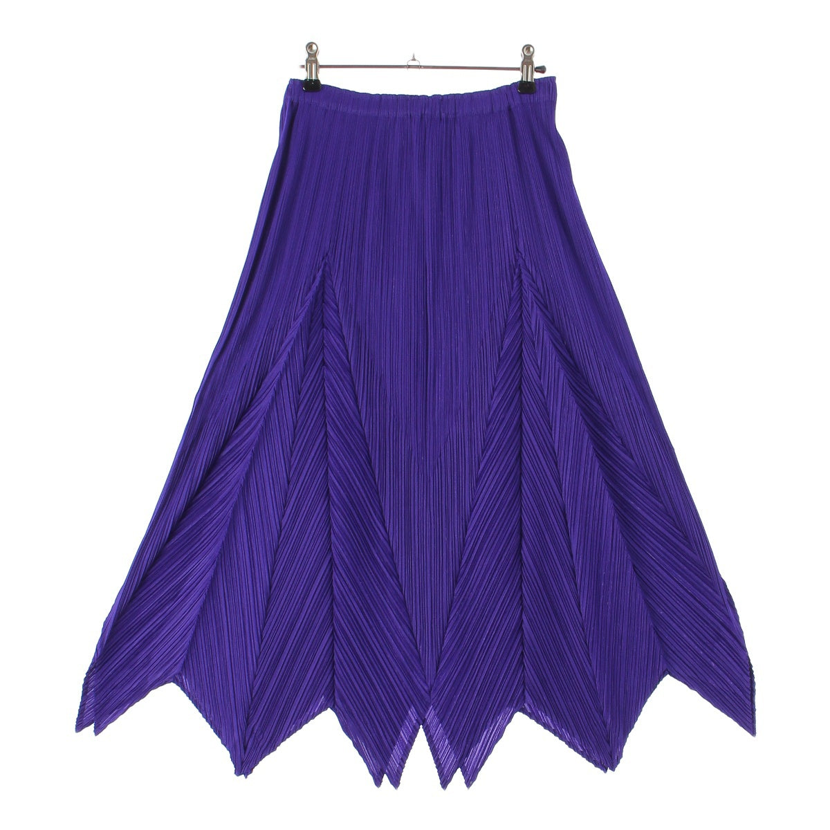 Pleated Please Issey Miyake Deformed Pleated Skirt PP73-JG165 Purple 3