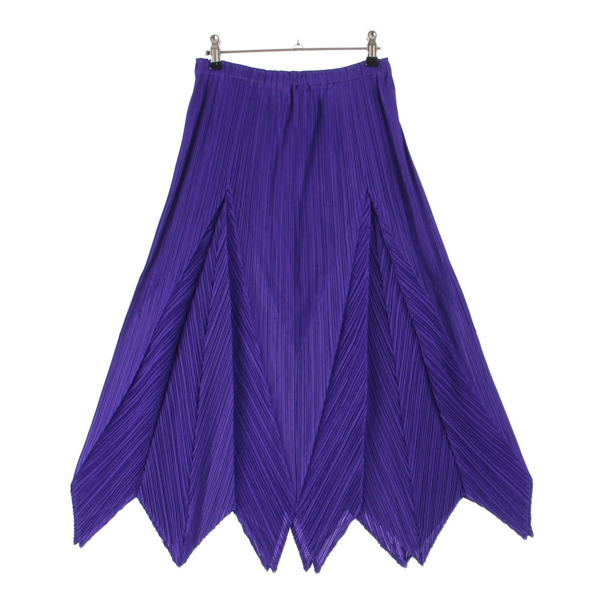 Pleated Please Issey Miyake Deformed Pleated Skirt PP73-JG165 Purple 3