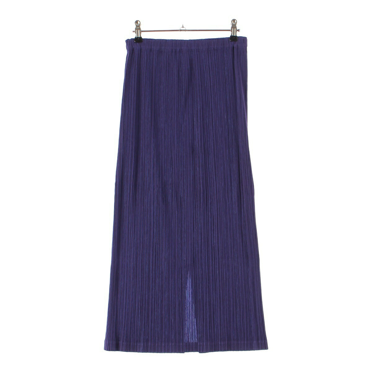 Pleated Gradient Long Skirt PP63-JG463 Purple 2 [Used] [Authentic Product Guaranteed]