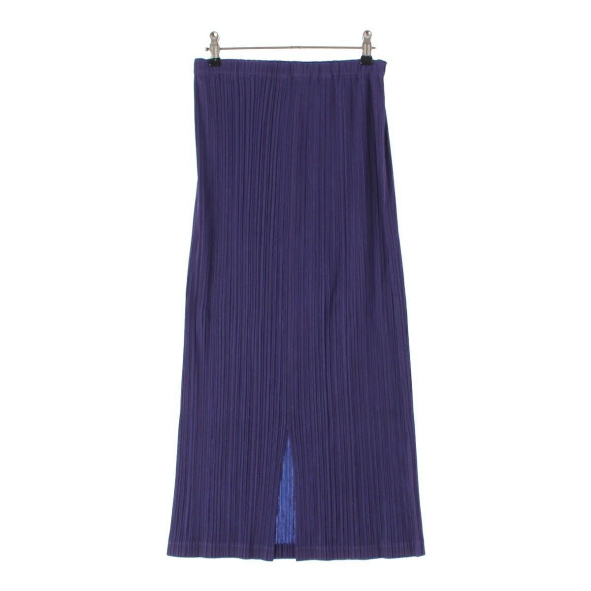 Pleated Gradient Long Skirt PP63-JG463 Purple 2 [Used] [Authentic Product Guaranteed]