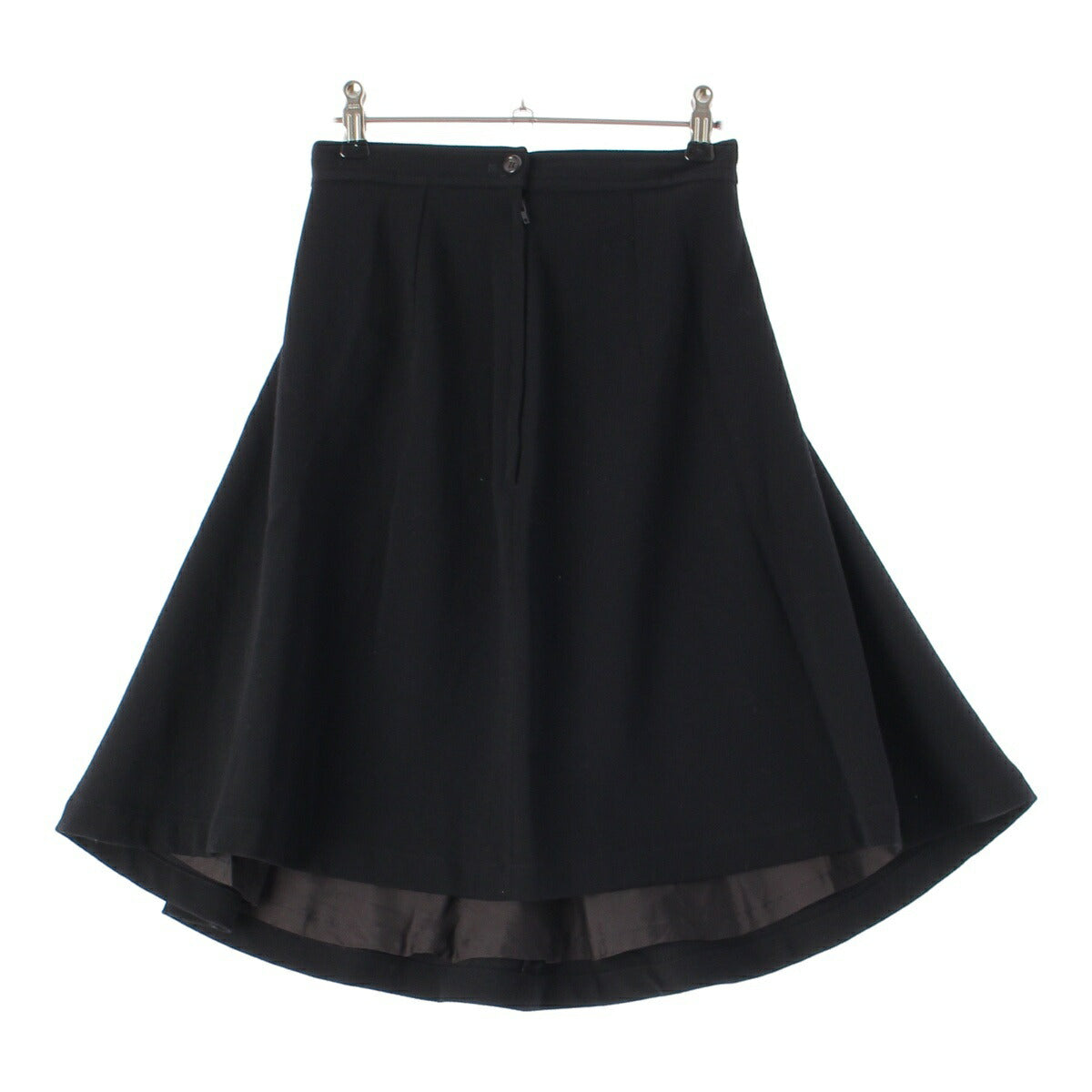 Comme des Garcons 80s Wool Asymmetrical Skirt Skirt Bottoms GS-05013 Black S [Used] [Authentic Product Guaranteed]