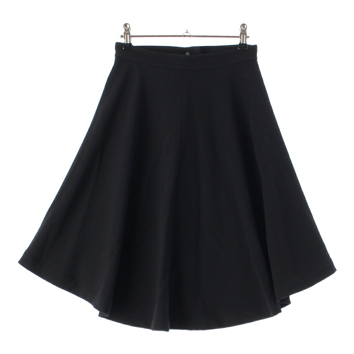 Comme des Garcons 80s Wool Asymmetrical Skirt Skirt Bottoms GS-05013 Black S [Used] [Authentic Product Guaranteed]