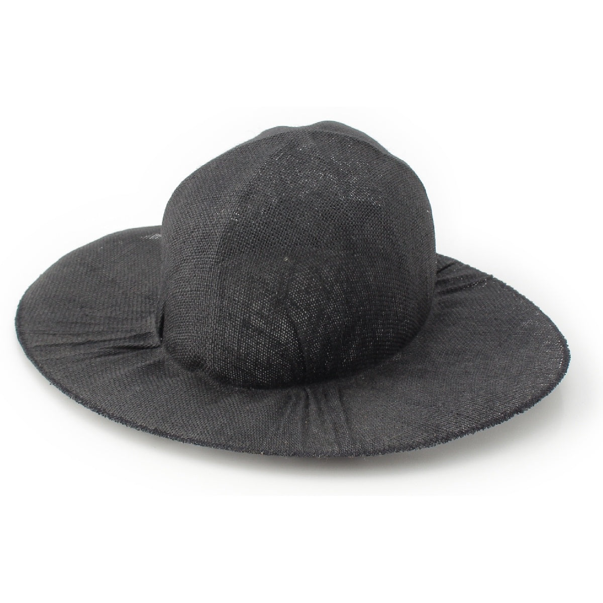 Comme des Garcons 80s Vintage Linen Hat Black