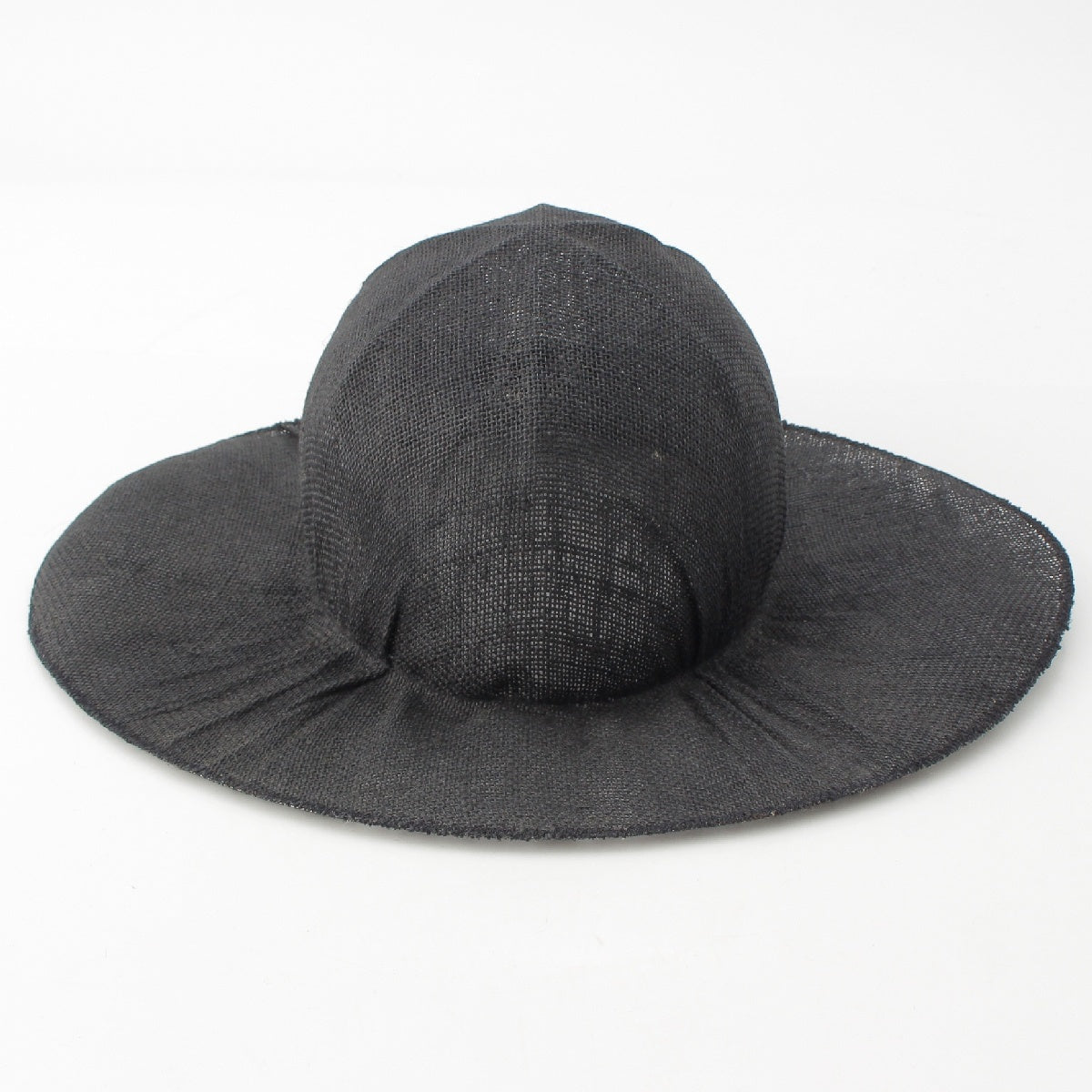 Comme des Garcons 80s Vintage Linen Hat Black